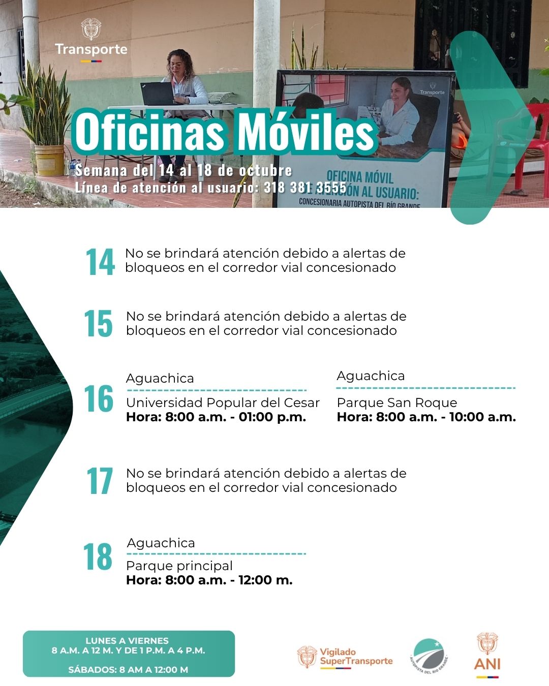 Oficina movil 14 al 18