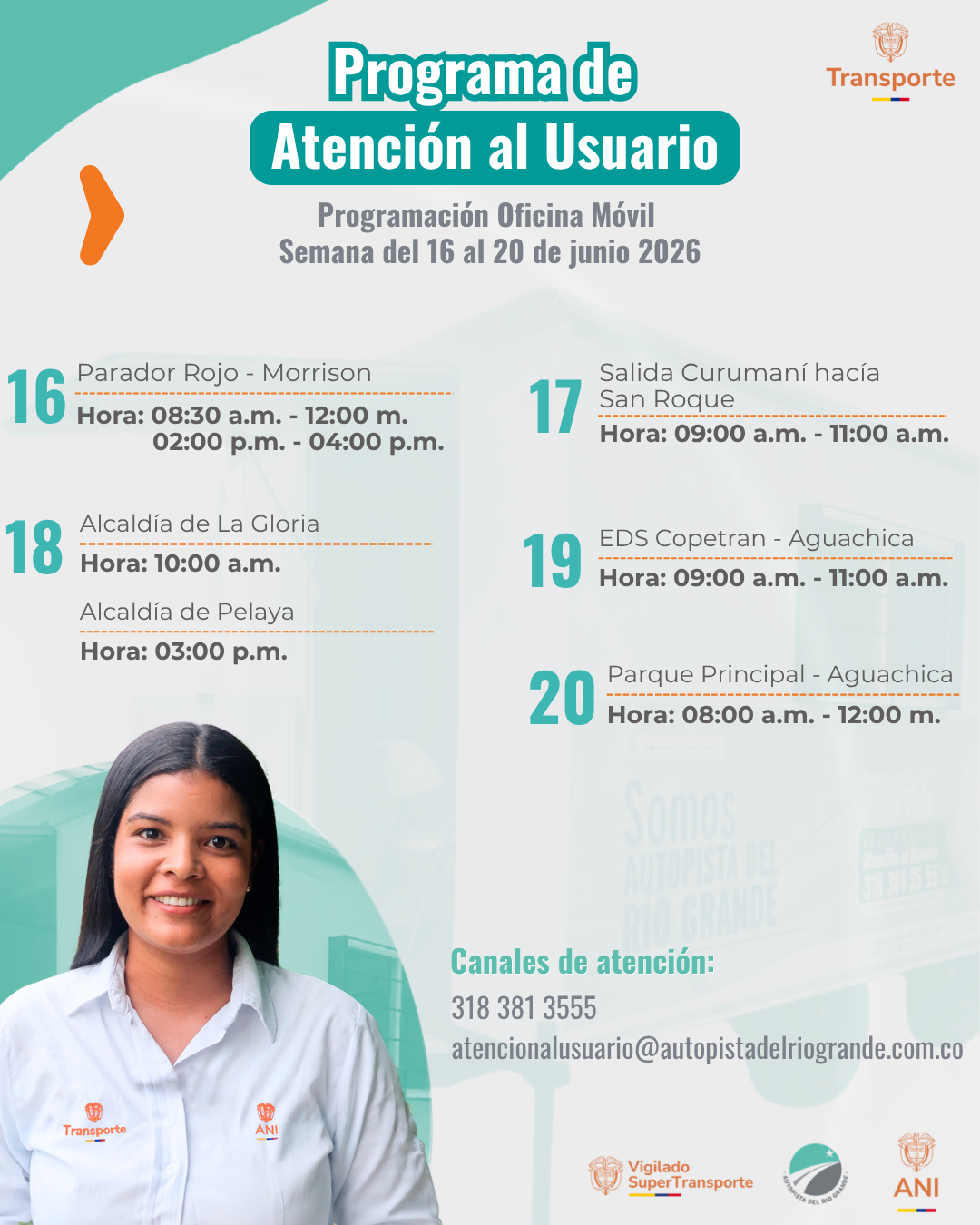 16 al 20 junio