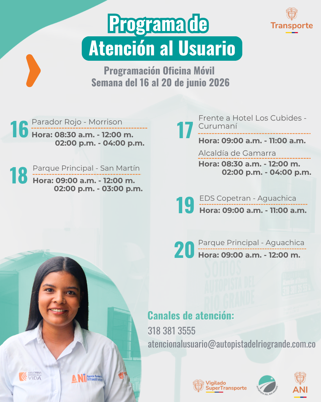 16 al 20 junio