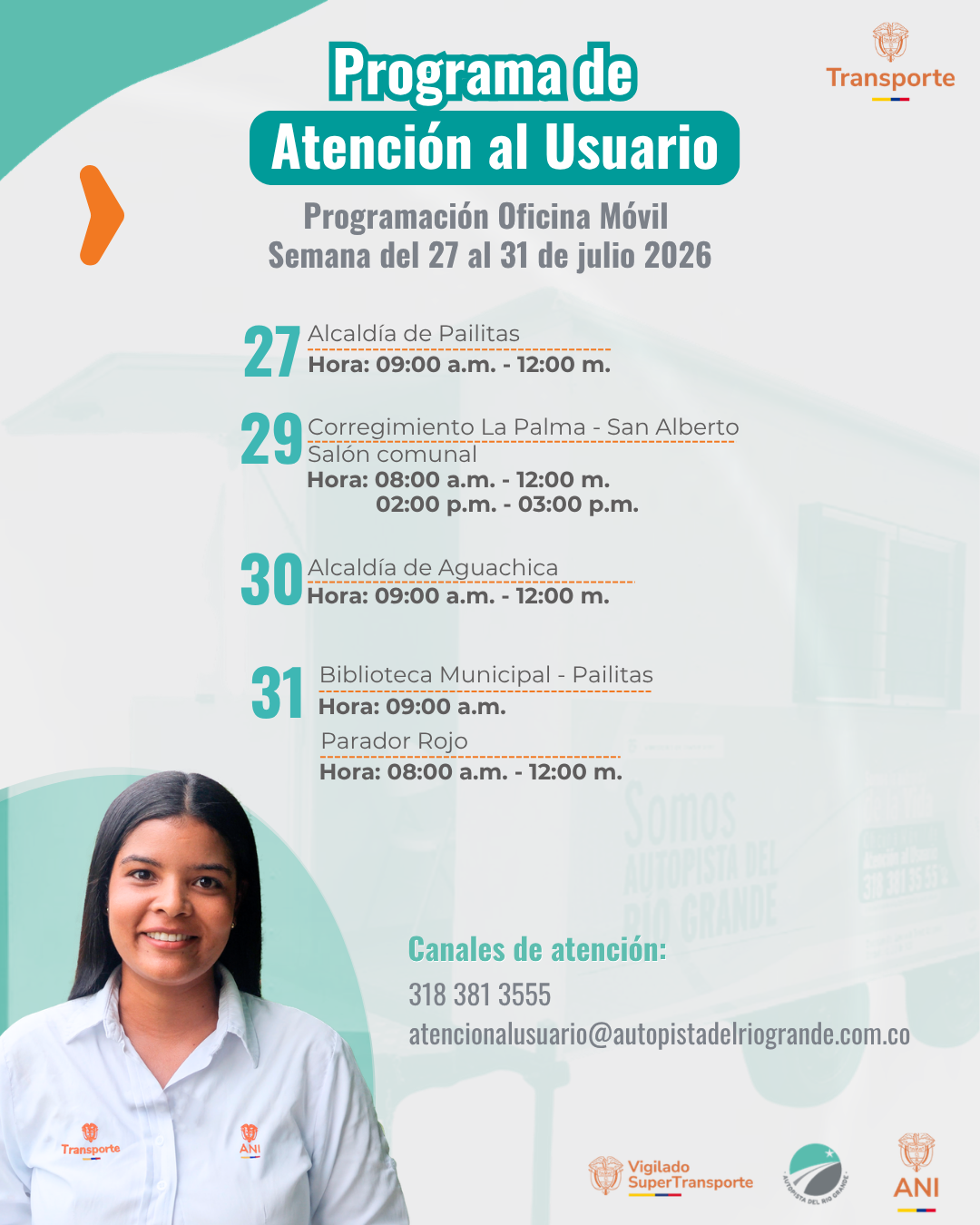 27 al 31 julio 2026