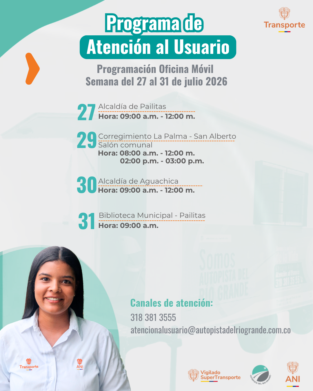 27 al 31 julio 2026