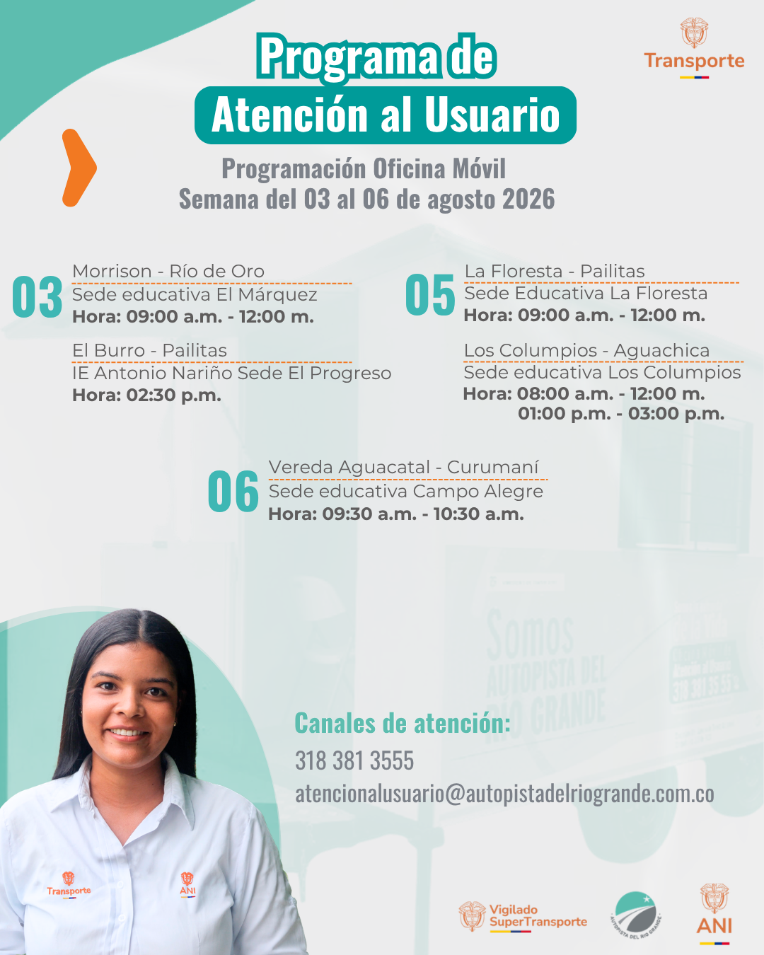 3 al 6 agosto 2026